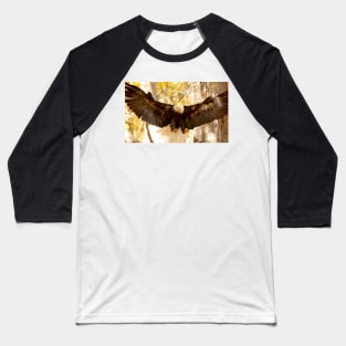 Bald Eagle in Flight Baseball T-Shirt